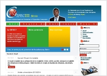 Conception et réalisation du site web officiel du CIFEC Bénin, une université de formation à l'expertise comptable.